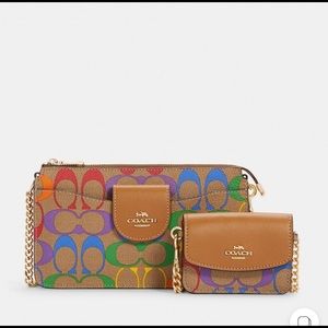 Coach Rainbow Crossbody